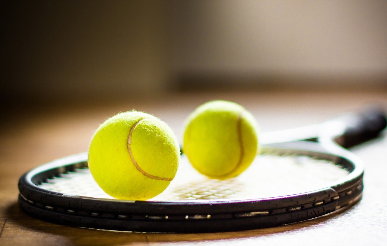 1332x850 Wallpaper sport, balls, racket images for desktop, section спорт