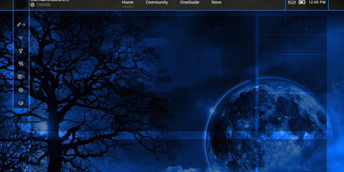 1920x1080 Blue Moon Xbox One Theme (current dash) - Album on Imgur