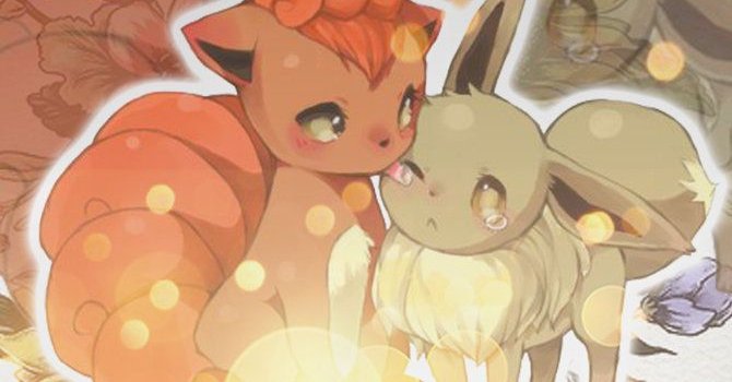670x1192 Awesome art of Vulpix and Eevee | Pokémon | Eevee wallpaper, Cute