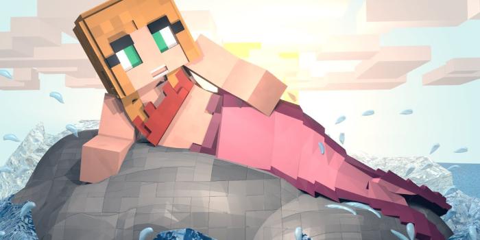 1280x720 Minecraft | HOW TO BECOME A MERMAID MOD Showcase! (Minecraft Mermaid Mod)