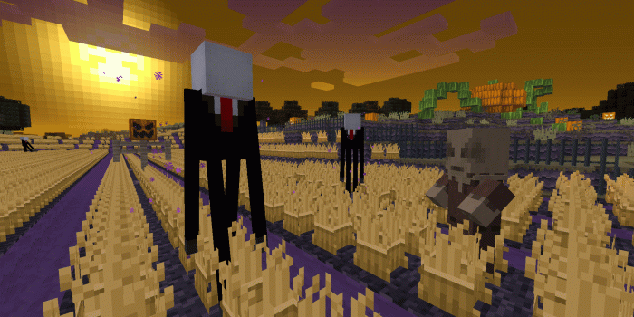 1920x1080 Turn Endermen Into Slender Men With Halloween and Steampunk Texture
