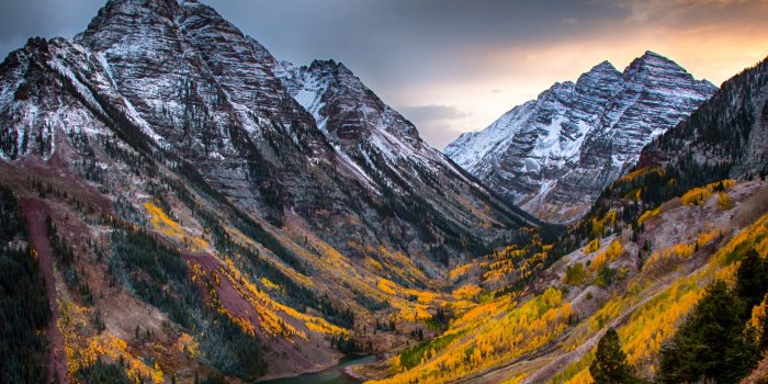 3840x2160 Wallpaper autumn, forest, mountain, 4k, Nature #16241