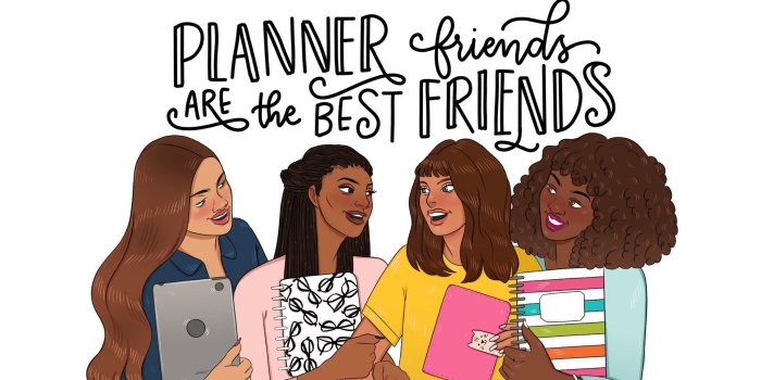 1920x1080 Planner Friends Make the Best Friends DESKTOP + MOBILE BACKGROUNDS