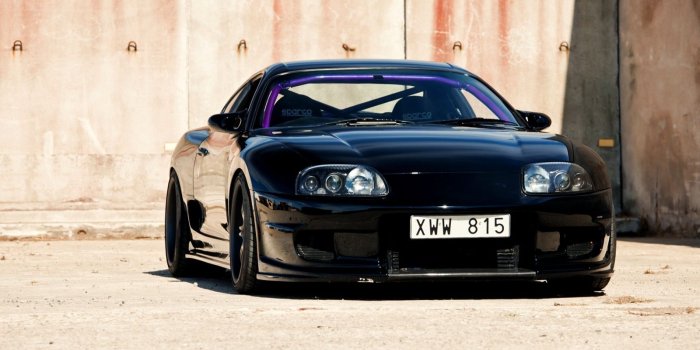1600x900 Black Toyota Supra wallpaper | 1600x900 | #6847
