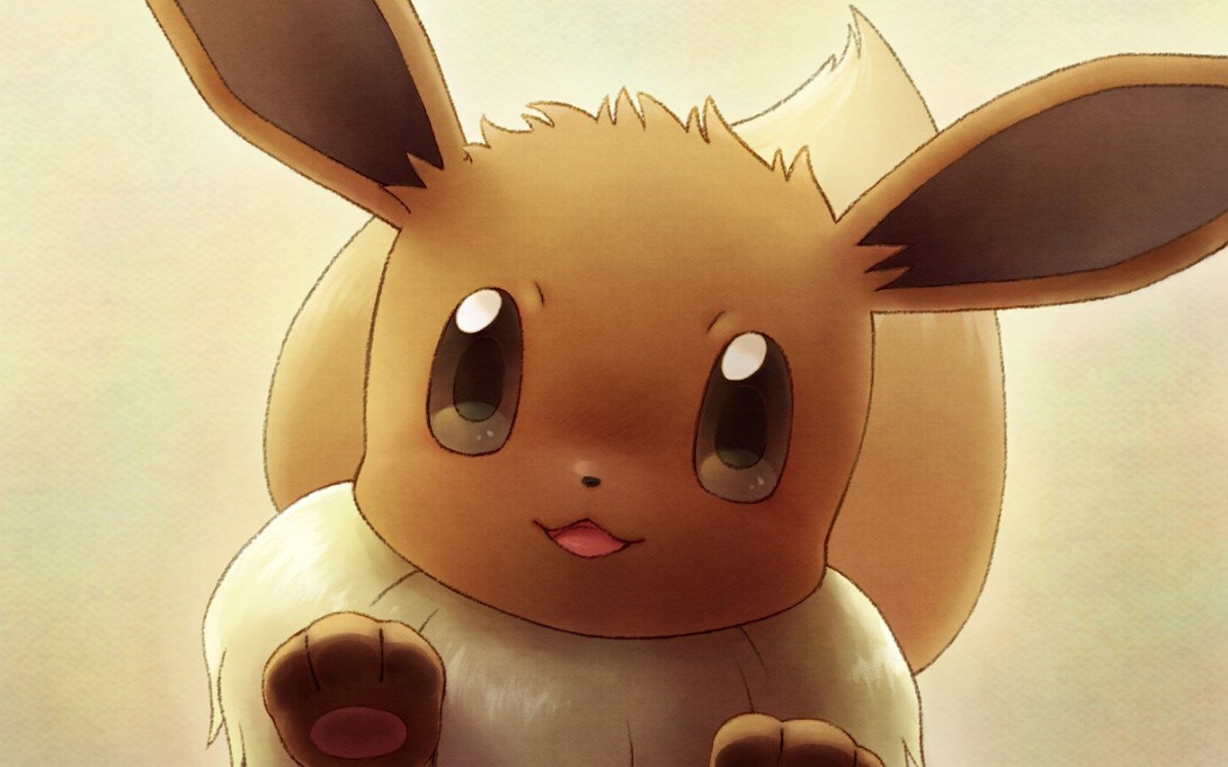 1366x854 Eevee Cute Pokemon Wallpapers - Top Free Eevee Cute Pokemon