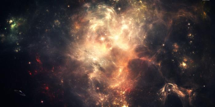 1920x1080 Golden space wallpapers Collection