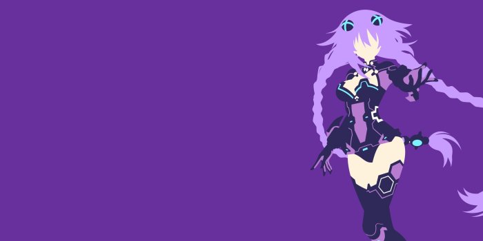 2560x1440 HD wallpaper: anime, anime girls, Hyperdimension Neptunia, Purple