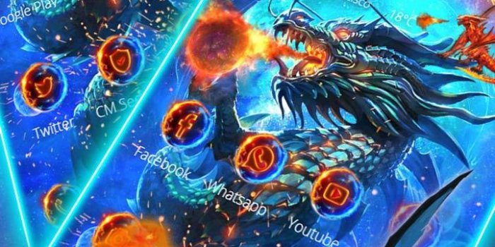 720x1280 Galaxy Dragon Theme for Android - APK Download
