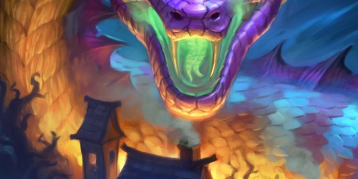 1440x2960 Download 1440x2960 wallpaper dragon, hearthstone: the witchwood