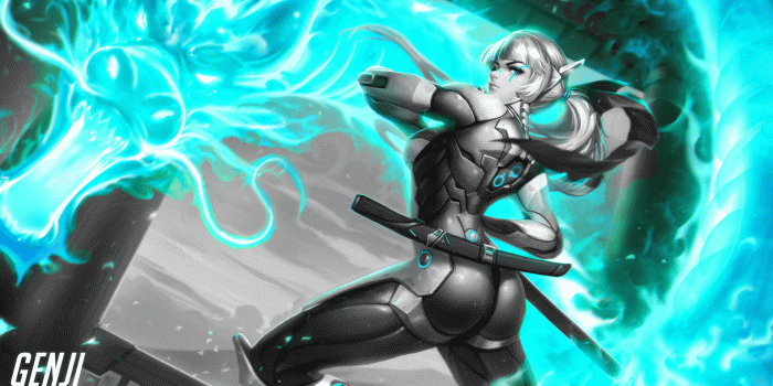 1920x1080 Cyan Female Genji wallpaper HD Wallpaper | Background Image
