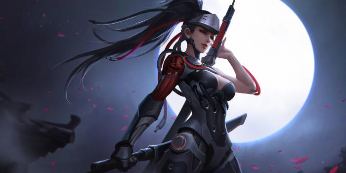 3840x2160 Female Blackwatch Genji Overwatch 4K #17971