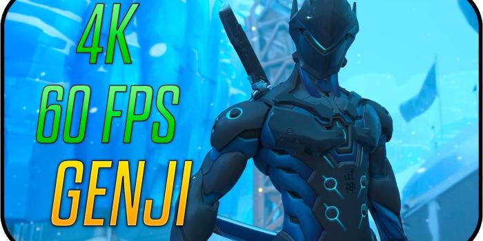 1280x720 Overwatch - Genji Carbon Fiber - Animated Desktop Wallpaper 4K 60fps