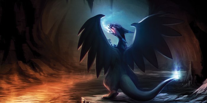 1920x1200 Mega Charizard X - Pokemon Wallpaper by MylaFox.deviantart.com on