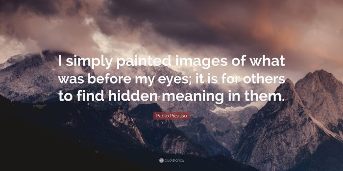 3840x2160 Pablo Picasso Quote: “I simply painted images of what was before my