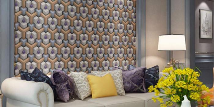 1000x1000 Amazon.com: Sssxka Nordic 3D Geometric Industrial Wind Wallpaper