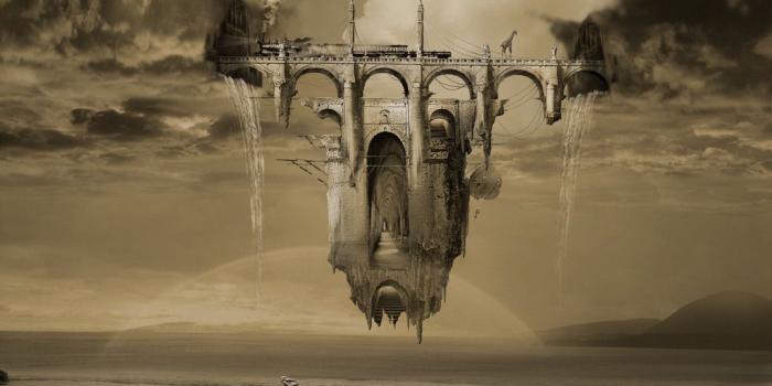 1024x768 Surreal fantasy art 3D wallpapers: Infinite Improbability Drive 3D