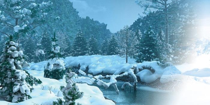 1920x1080 HD Hight Mountain Snow Wallpaper, stream, brook, cold mountains, ice