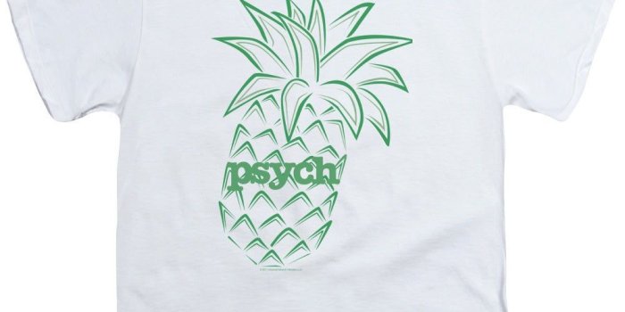 1000x1000 Psych/Pineapple Short Sleeve Youth 18/1 White