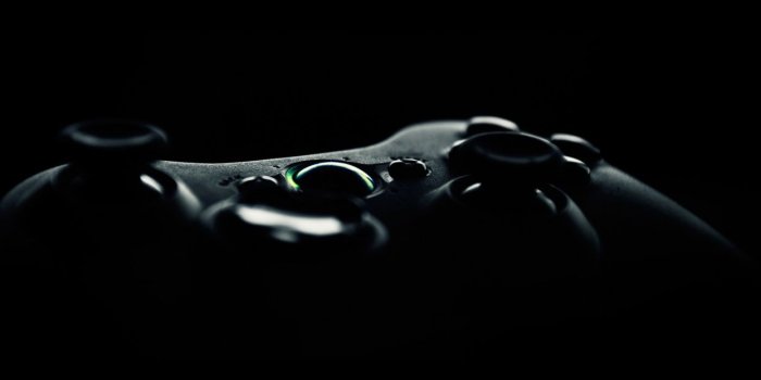 1244x700 XBOX Controller Black videogames wallpaper | 1920x1080 | 46415