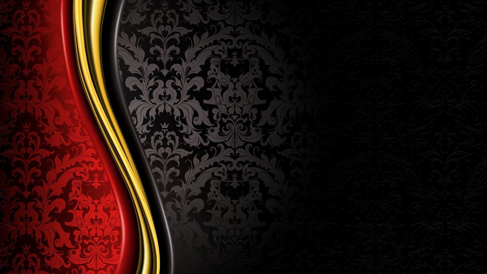 2560x1440 luxury, Royal, Grand, Black, Gold, Red, Abstract Wallpapers HD