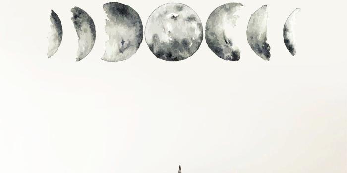 1000x799 Amazon.com: Moon Phases Wall Decal - Moon Phases Decor, Multicolored