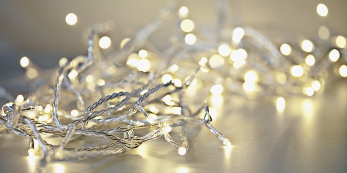 1440x900 All White Christmas Lights | Free Holiday wallpaper - Christmas