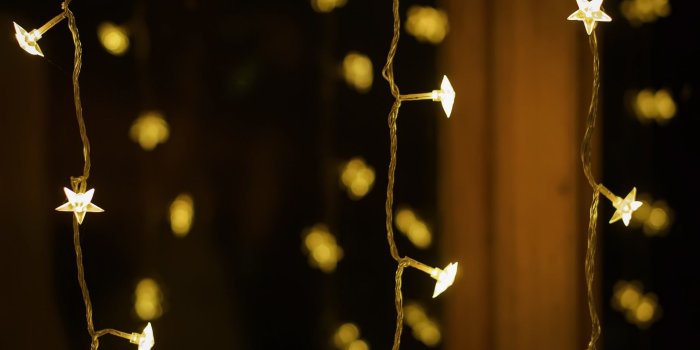 1920x1200 Wallpaper Holiday lights, stars 1920x1200 HD Picture, Image