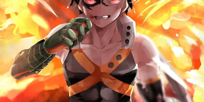 1224x1224 Desktop wallpaper anime, katsuki bakugou, anime boy, hd image