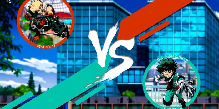 1280x800 Digital Designer — Just made this My Hero Academia wallpaper. Deku vs...