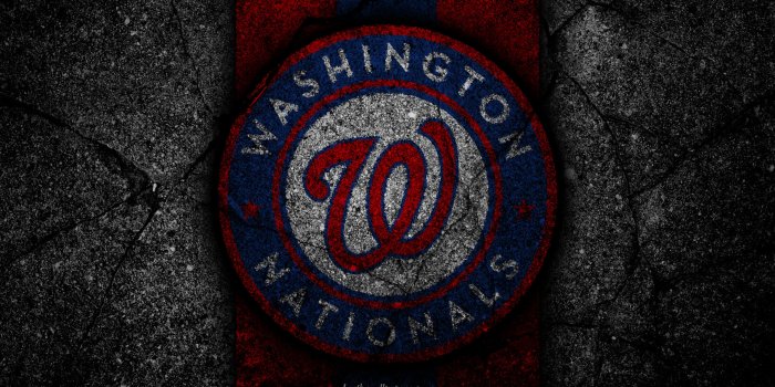 3840x2400 Download wallpapers 4k, Washington Nationals, logo, MLB, baseball