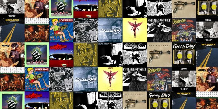 1920x1080 Images Of Nirvana Bleach, Green Day Insomniac, The - Collage Free