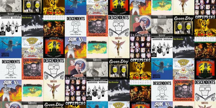 1600x900 Nirvana Bleach Green Day Nimrod Offspring Wallpaper « Tiled Desktop