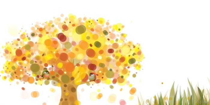 1366x768 Cute Fall Desktop Backgrounds Wallpaper Autumn Love Birds Wallpapers