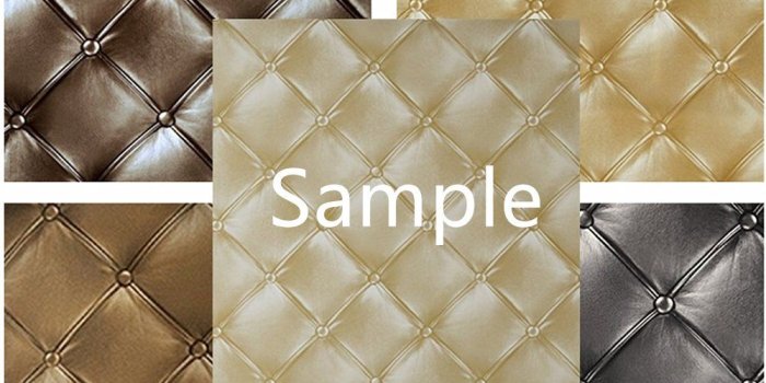 1000x1000 Blooming Wall 3D Faux Leather Backgound 0102030405 Wallpaper Sample