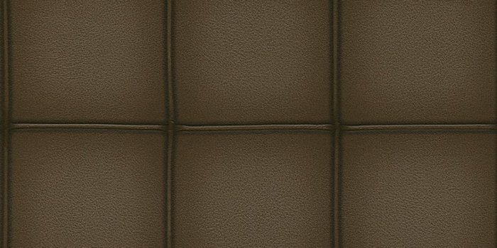 1000x1000 Dark Brown Faux Leather Square Panel Non Woven Wallpaper 576610