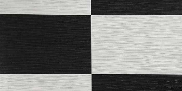 1000x1000 5549-10 Black off White Faux Leather Tile Plaid Wallpaper