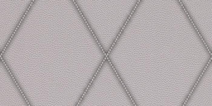 1060x1790 Faux Leather Diamonds Wallpaper in Silver by BD Wall | Tapetteja