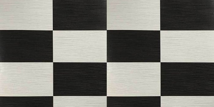 1000x1000 5549-10 Black off White Faux Leather Tile Plaid Wallpaper