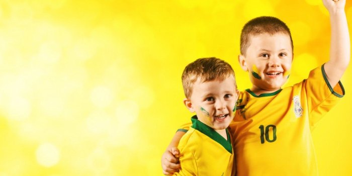 1280x720 Wallpaper Brazil, Kids, FIFA, Fans, Soccer, Football, 4K, 5K, Sports