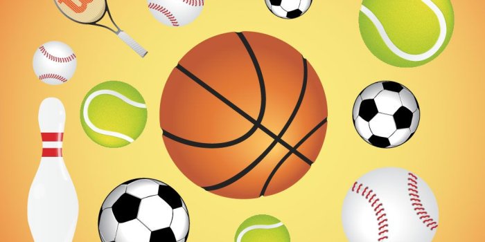1024x768 Sports Balls Vector