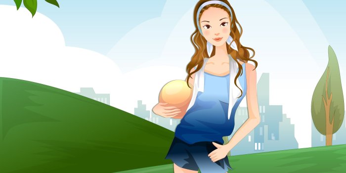 1920x1200 Sports girl 12513 - Sports Girls Wallpapers - Cartoon illustration