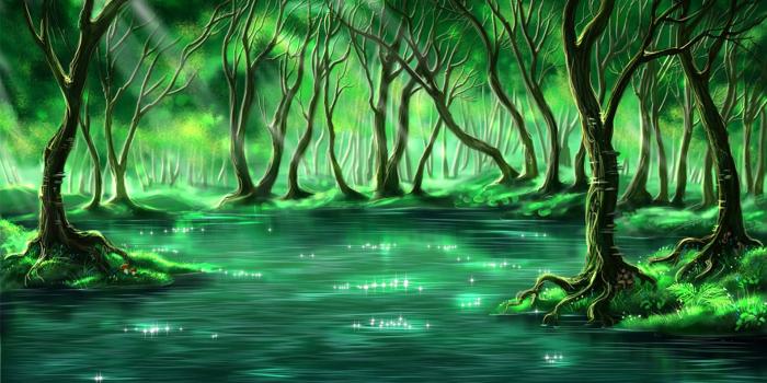 1920x1200 Magical Green Forest & Pond wallpapers | Magical Green Forest & Pond