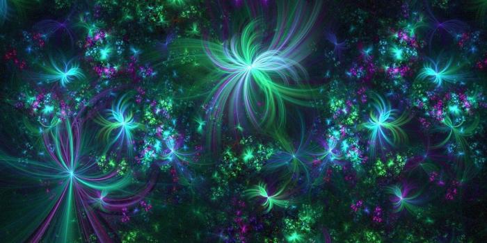 1280x800 Flowers...green and purple magic! | Magical | Purple wallpaper
