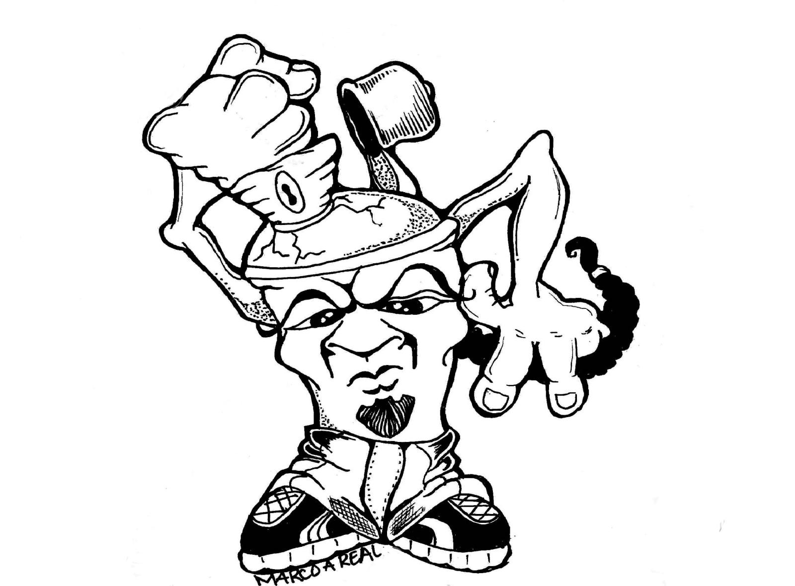 2592x1912 Graffiti characters spray can - AbeonCliparts | Cliparts & Vectors