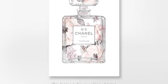 1000x833 Chanel No 5 Bottle Roses Wallpaper – STYLIST Paper