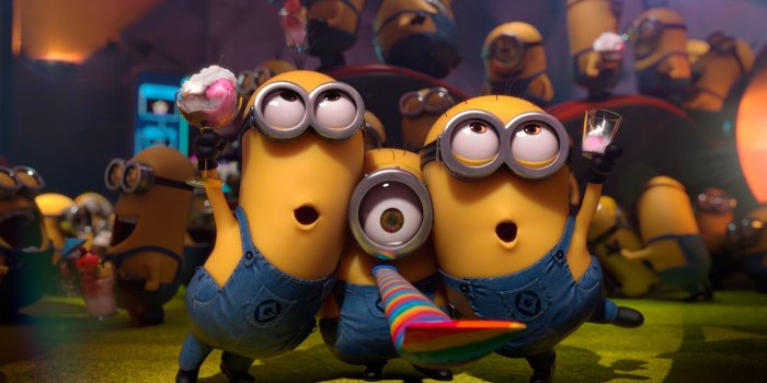 2400x1350 Minions at a party Wallpaper ID:2082