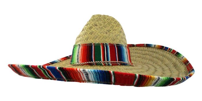 1024x768 Adult Mexican Sombrero Hat With Serape Band Costume Cinco De Mayo Fies