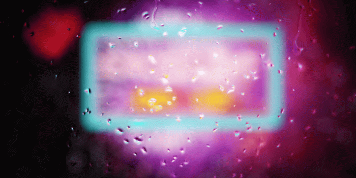 1920x1080 neon sign EXCELLENT through rain covered glass Stock Video Footage -  Storyblocks Video