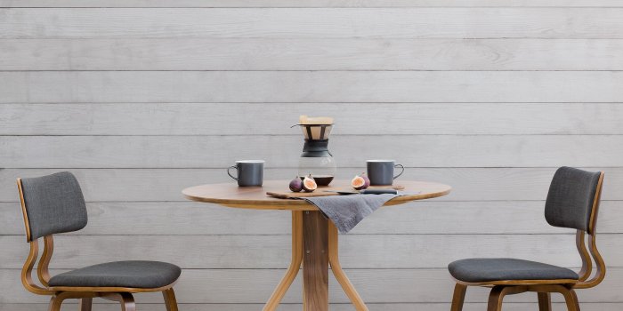 2000x1000 Complete your Scandinavian dining room decor with textured white