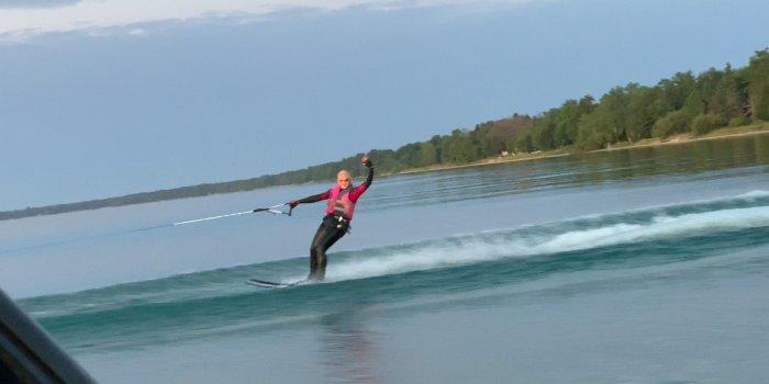 1920x1080 Watch two teens waterski across Lake Michigan